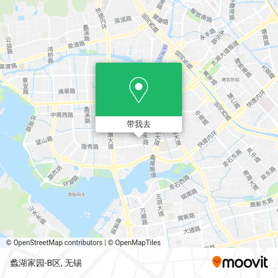 蠡湖家园-B区地图
