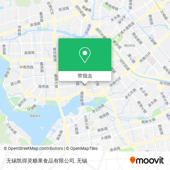 无锡凯得灵糖果食品有限公司地图