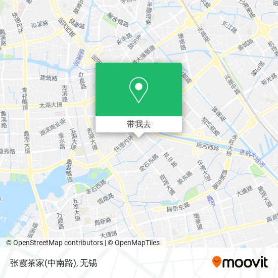 张霞茶家(中南路)地图