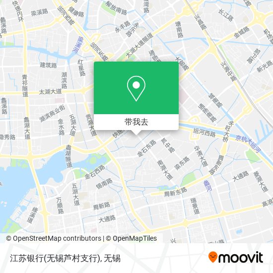 江苏银行(无锡芦村支行)地图