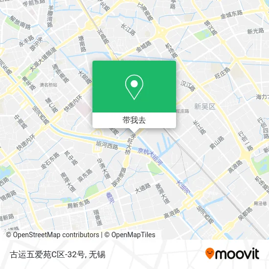 古运五爱苑C区-32号地图
