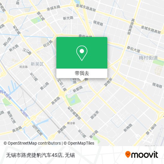 无锡市路虎捷豹汽车4S店地图