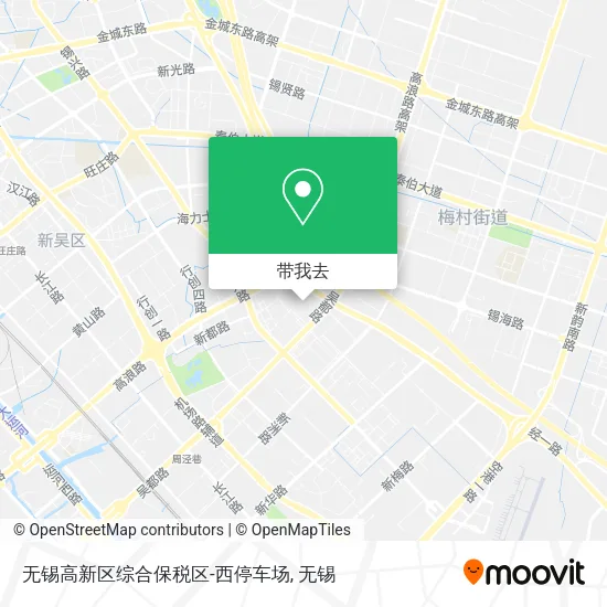 无锡高新区综合保税区-西停车场地图