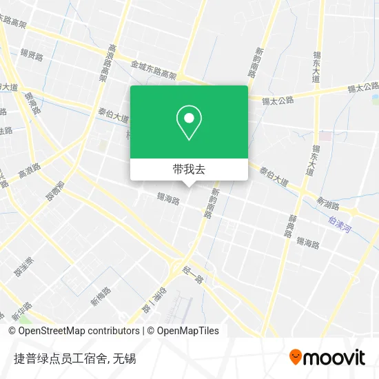 捷普绿点员工宿舍地图