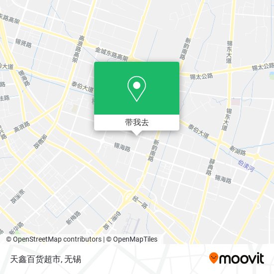 天鑫百货超市地图