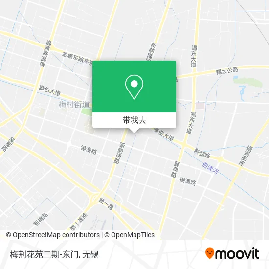 梅荆花苑二期-东门地图