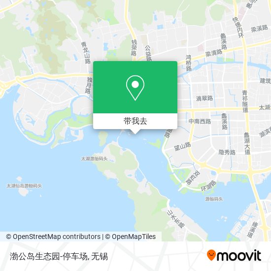 渤公岛生态园-停车场地图