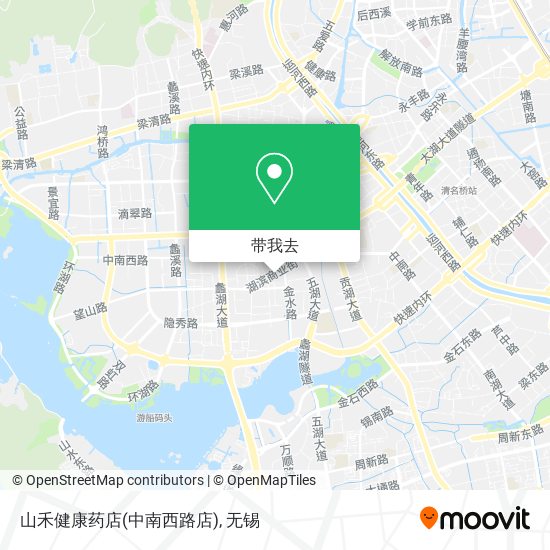 山禾健康药店(中南西路店)地图