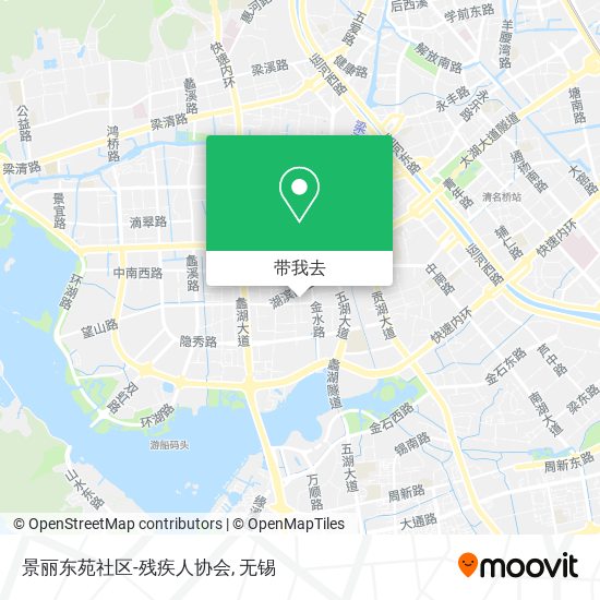 景丽东苑社区-残疾人协会地图