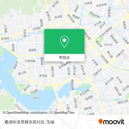 蠡湖街道景丽东苑社区地图