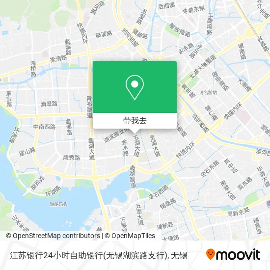 江苏银行24小时自助银行(无锡湖滨路支行)地图