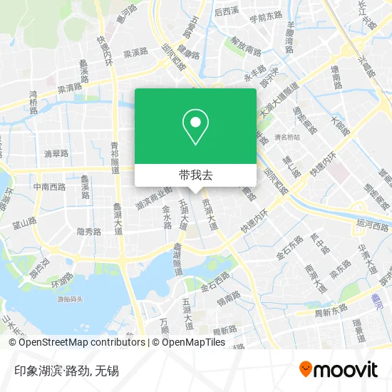 印象湖滨·路劲地图