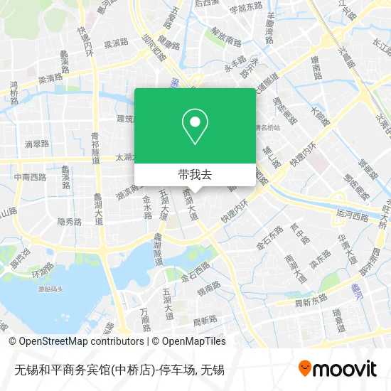 无锡和平商务宾馆(中桥店)-停车场地图