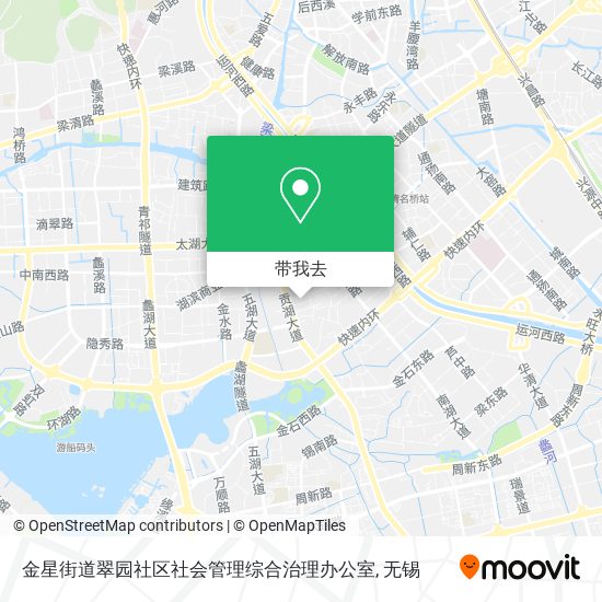 金星街道翠园社区社会管理综合治理办公室地图