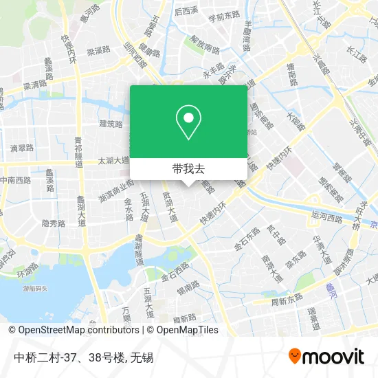 中桥二村-37、38号楼地图