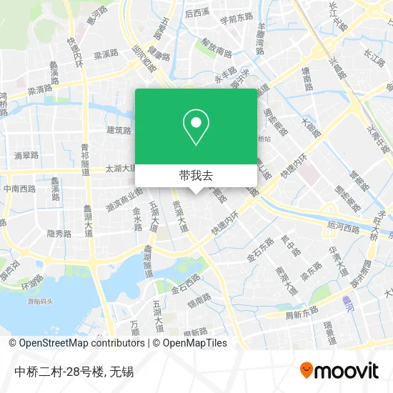 中桥二村-28号楼地图