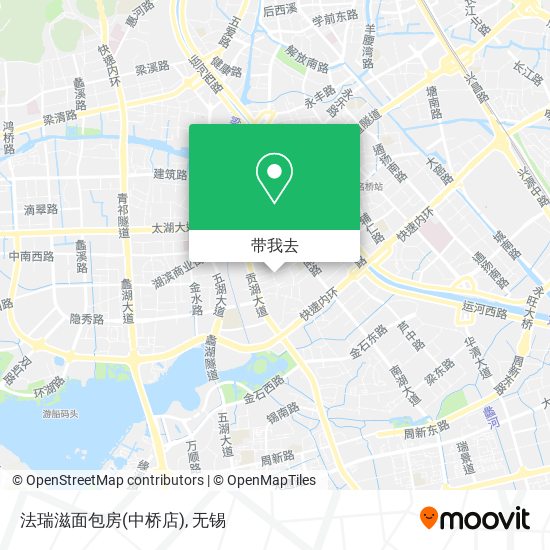 法瑞滋面包房(中桥店)地图