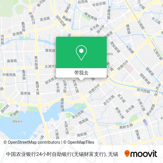 中国农业银行24小时自助银行(无锡财富支行)地图