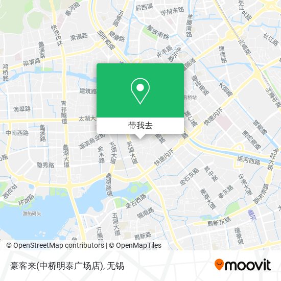 豪客来(中桥明泰广场店)地图