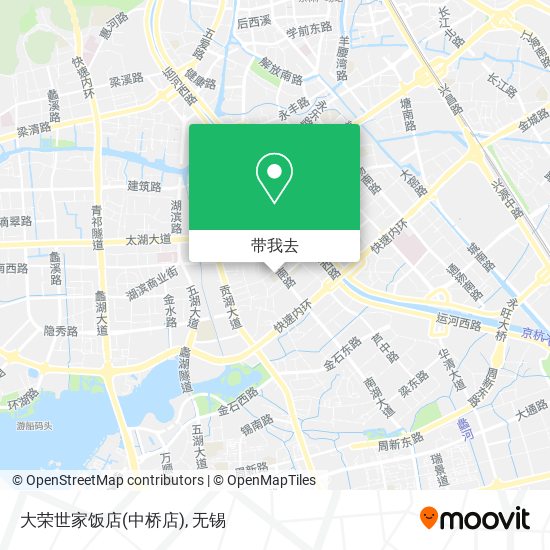 大荣世家饭店(中桥店)地图
