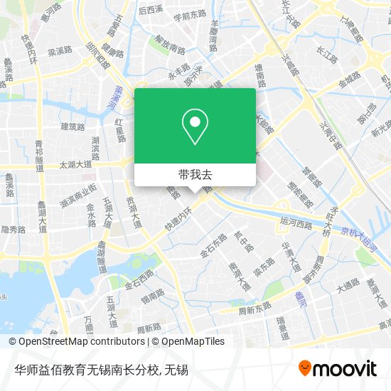 华师益佰教育无锡南长分校地图
