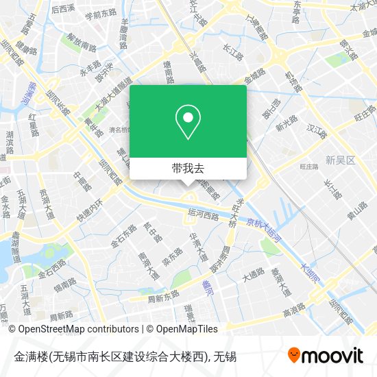 金满楼(无锡市南长区建设综合大楼西)地图