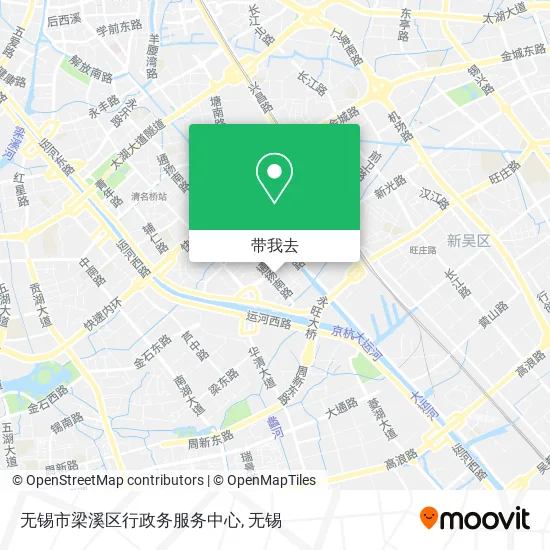 无锡市梁溪区行政务服务中心地图