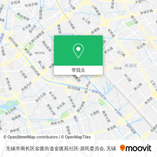 无锡市南长区金匮街道金匮苑社区-居民委员会地图
