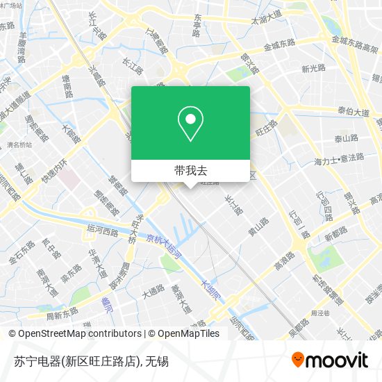 苏宁电器(新区旺庄路店)地图