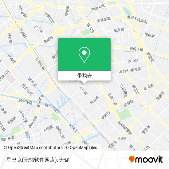 星巴克(无锡软件园店)地图