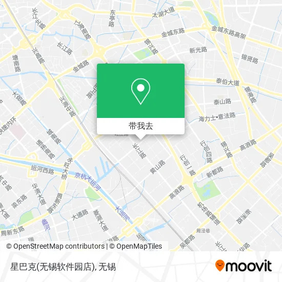 星巴克(无锡软件园店)地图