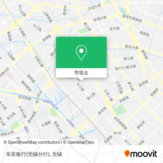 东亚银行(无锡分行)地图