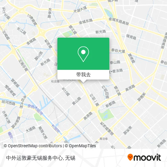 中外运敦豪无锡服务中心地图