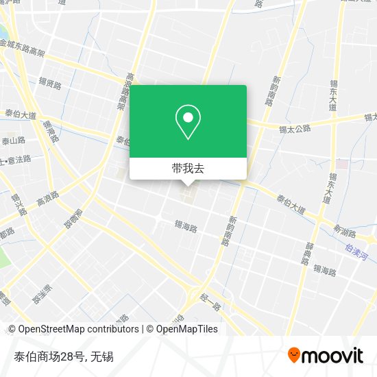 泰伯商场28号地图