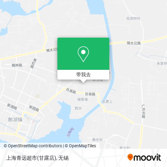 上海青远超市(甘露店)地图