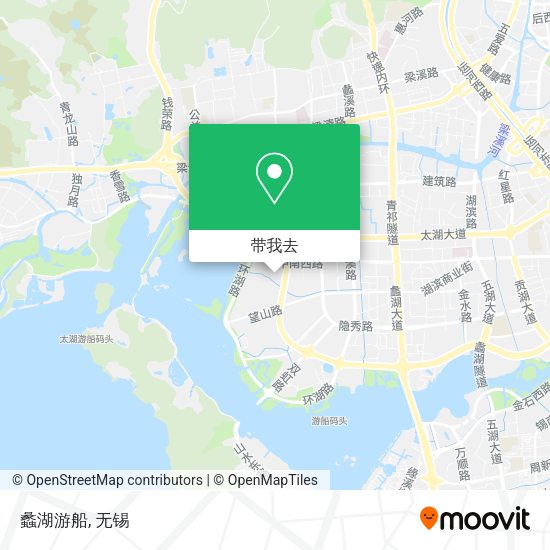 蠡湖游船地图