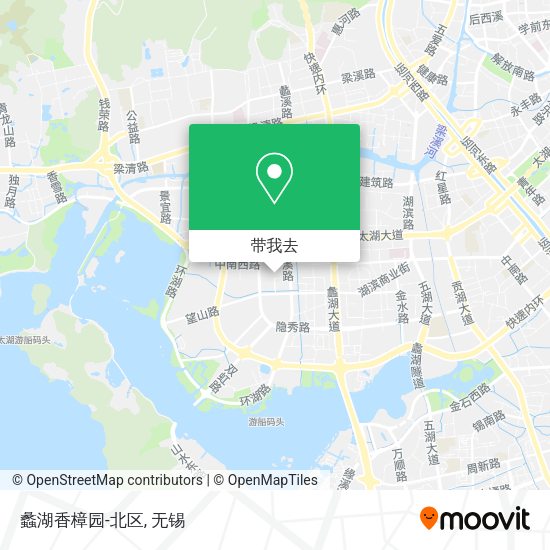 蠡湖香樟园-北区地图