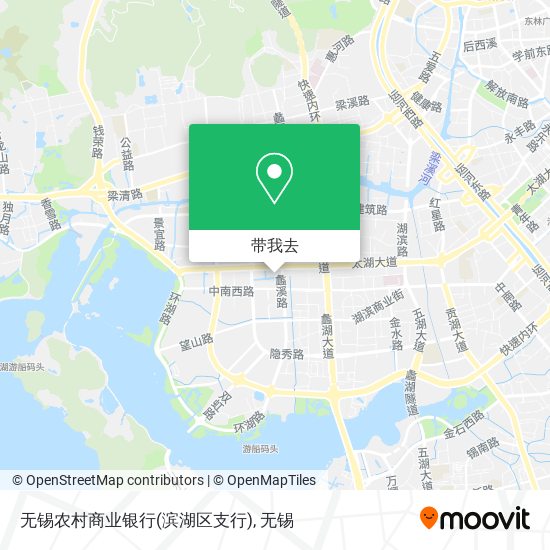 无锡农村商业银行(滨湖区支行)地图