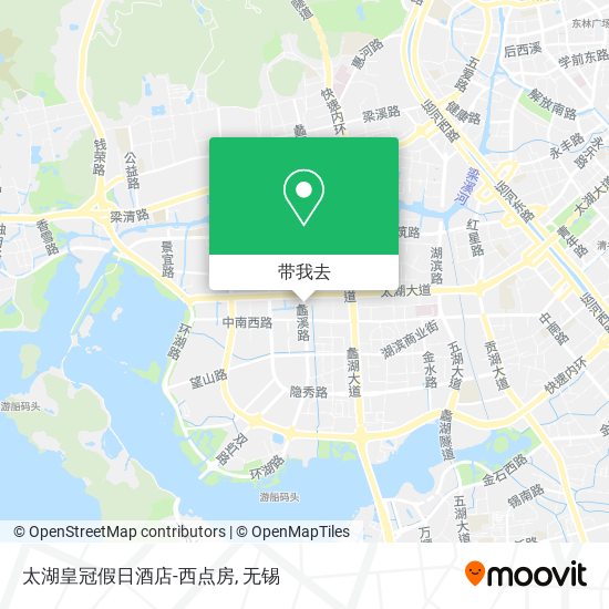 太湖皇冠假日酒店-西点房地图