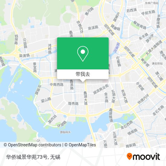 华侨城景华苑73号地图