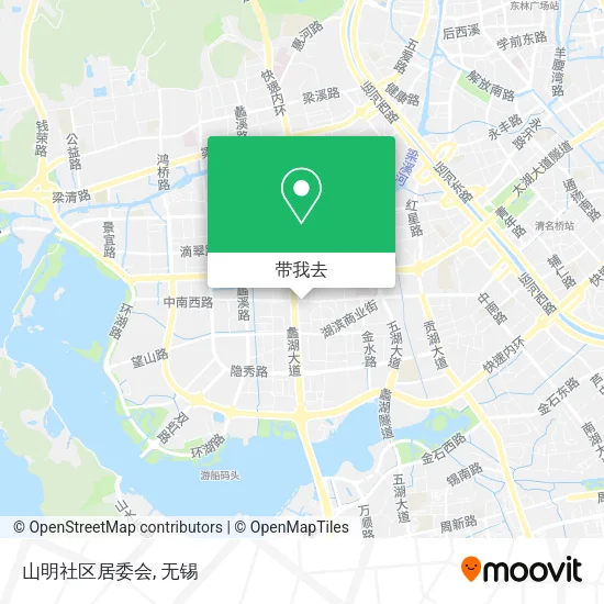山明社区居委会地图