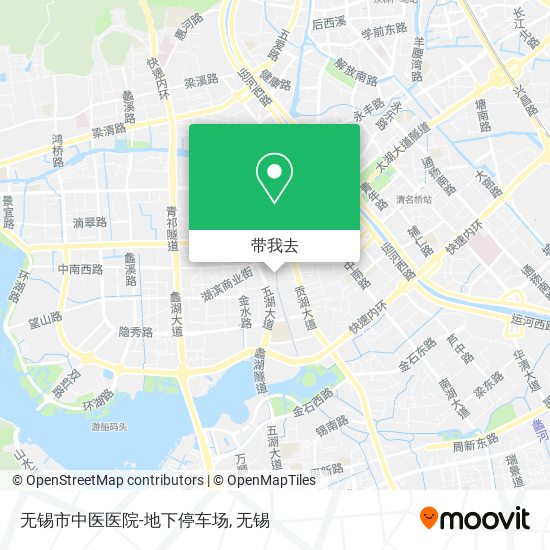无锡市中医医院-地下停车场地图