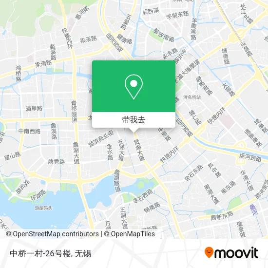 中桥一村-26号楼地图