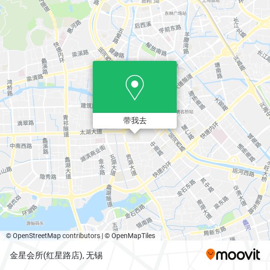 金星会所(红星路店)地图
