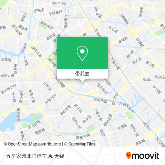 五星家园北门停车场地图