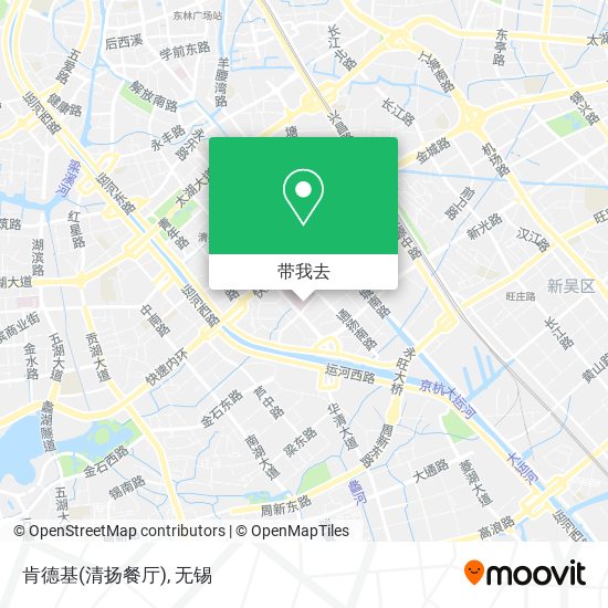 肯德基(清扬餐厅)地图