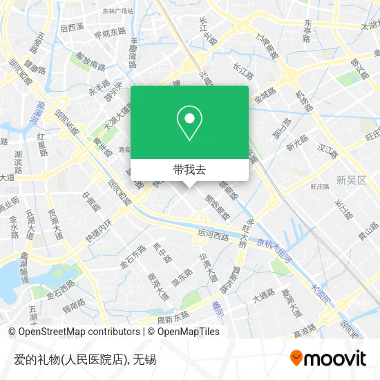 爱的礼物(人民医院店)地图