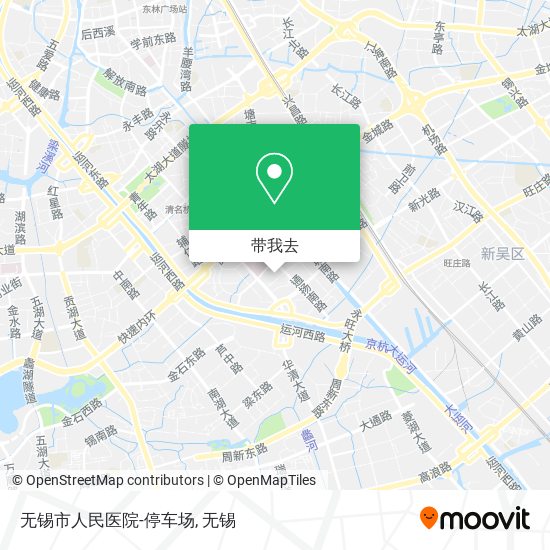 无锡市人民医院-停车场地图
