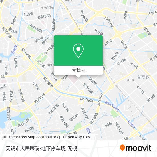 无锡市人民医院-地下停车场地图