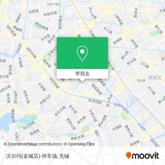 沃尔玛(金城店)-停车场地图